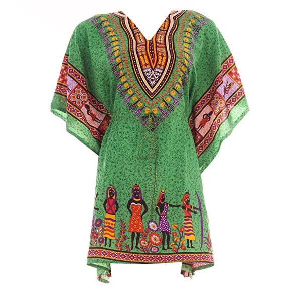 Boutique Other - Made in India Bohemian Caftan Beach Cover Up Dress